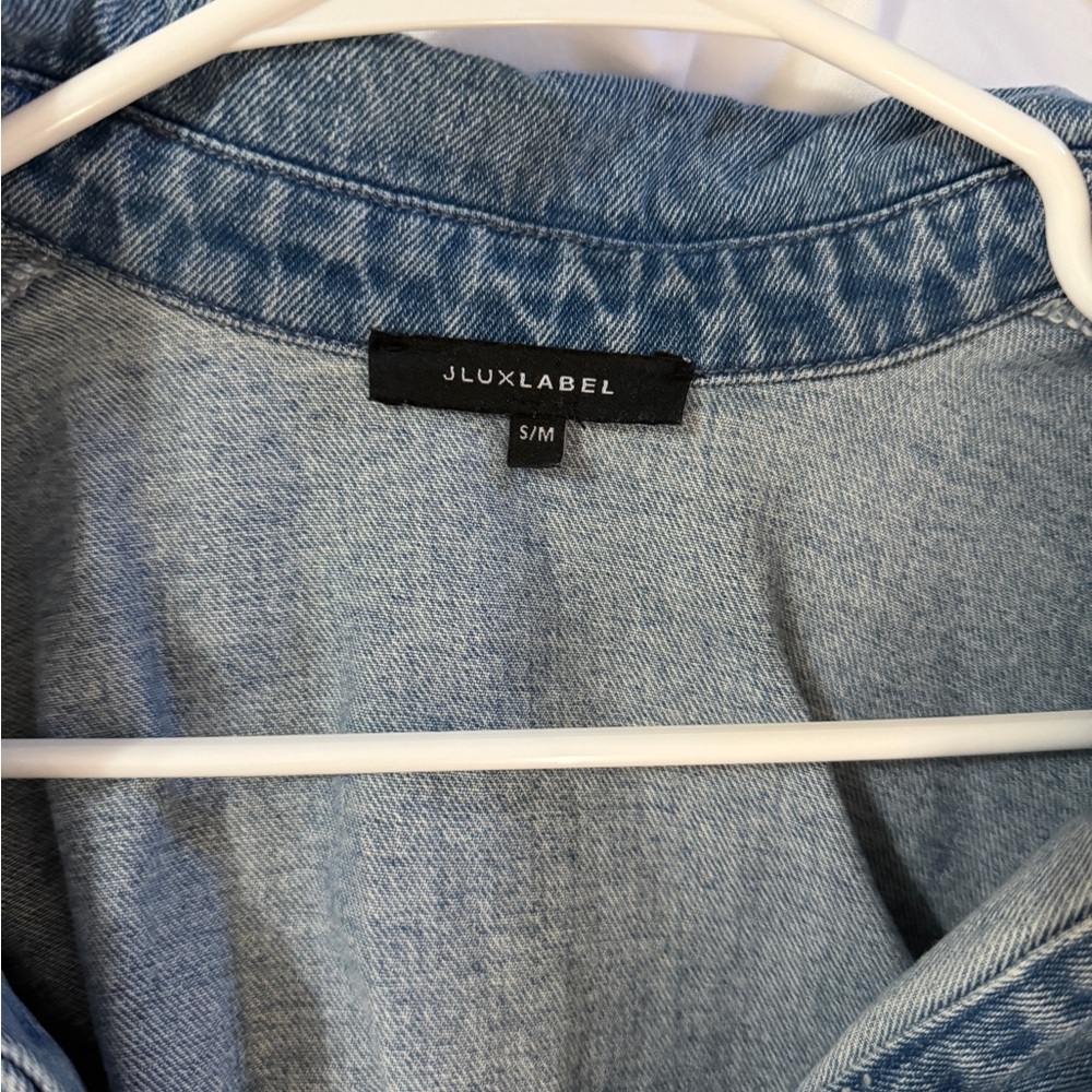 JLUXLABEL Unstoppable denim bodysuit size small - Picture 5 of 6